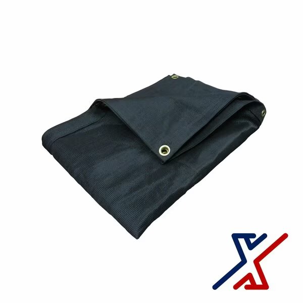 10 ft x 8 ft Heavy Duty Tarp, Black, X1 Tools, Mfr#: X1T-CAN-MES-BLA-0810